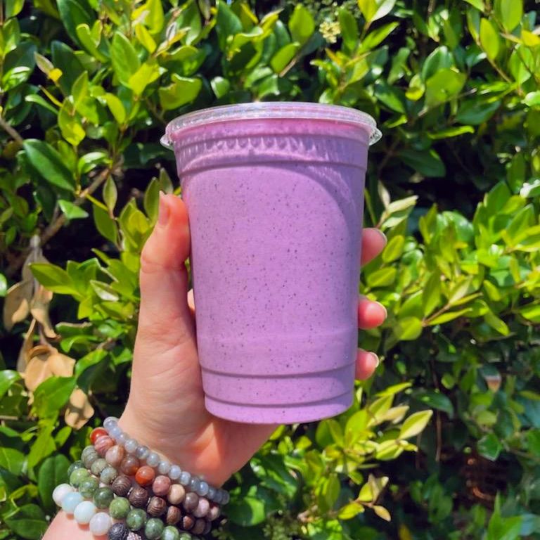 You can't go wrong with a PB&J! Try the Organic Juice Bar's PB&J smoothie! Packed with protein and tasty, too! Made all organically with coconut milk, agave, peanut butter, blueberries, strawberries, and vegan vanilla protein! 

#organicjuice #organicsmoothie #organicjuicebar #healthyjuice #organicjuices #healthysmoothie #organicsmoothies #smoothie #smoothies #healthygreens #greenjuice #healthysnack #harmony #harmonyfarms #harmonyfarmsnc #harmonizeyourlife #shopsmall #shoplocalraleigh #shoplocal #organic #natural #nonGMO