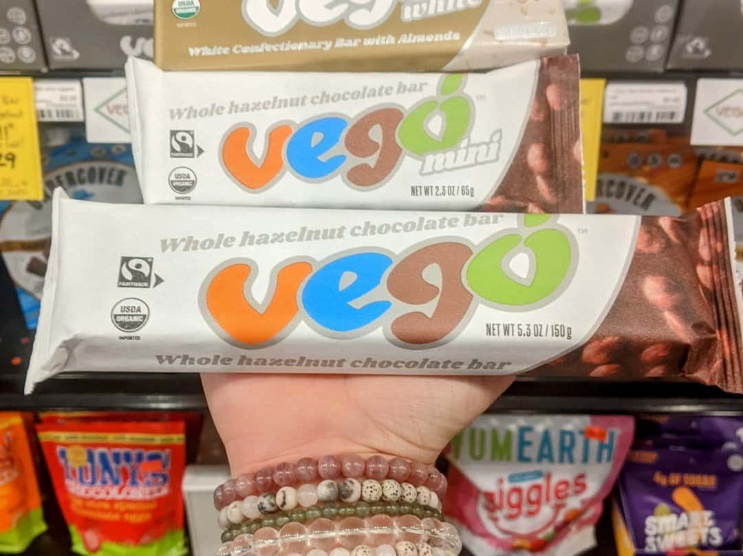 🍫 Vego whole hazelnut chocolate bars are New at Harmony! They are Vegan, Certified Organic, Fair Trade, & Delicious! we also carry their vegan Chocolate Hazelnut spread! #organicchocolate #fairtradechocolate  #nongmochocolate #harmony #harmonyfarms #harmonizeyourlife #shopsmall #shoplocalraleigh #shoplocal #organic #natural #nonGMO #vegan #veganchocolate #vego #chocolate #vegetarian #vegansnack